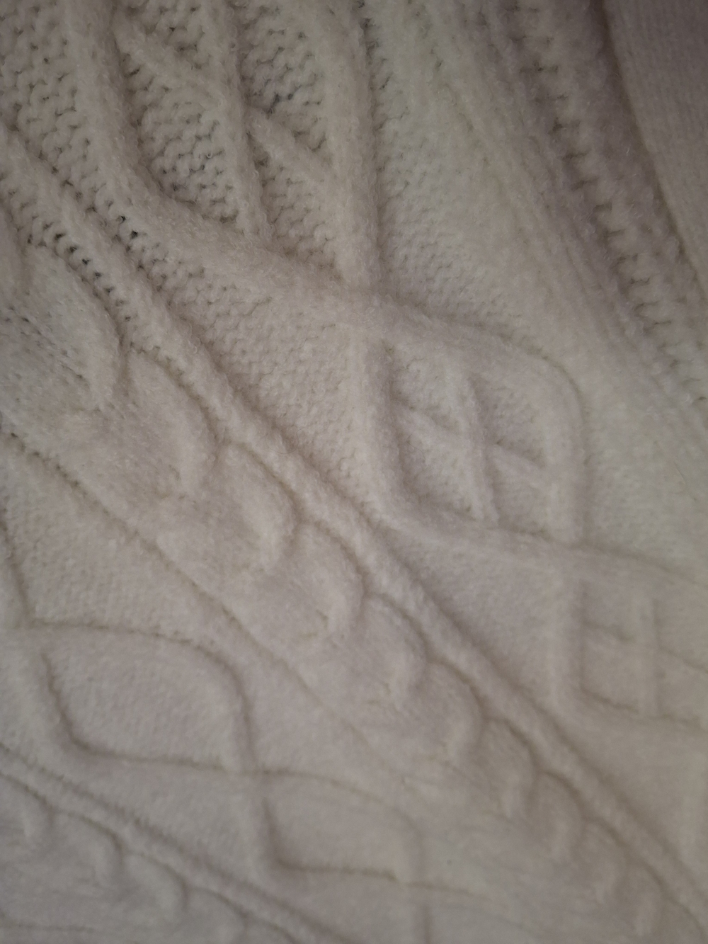 Cider Ivory Cable Knit Turtleneck Sweater Vest - Picture 5 of 13